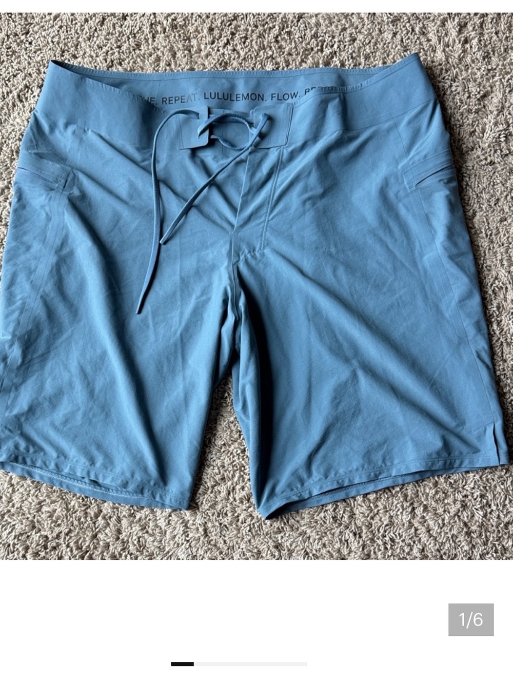 lululemon athletica Ocean Blue Men's 7” Board Shorts
